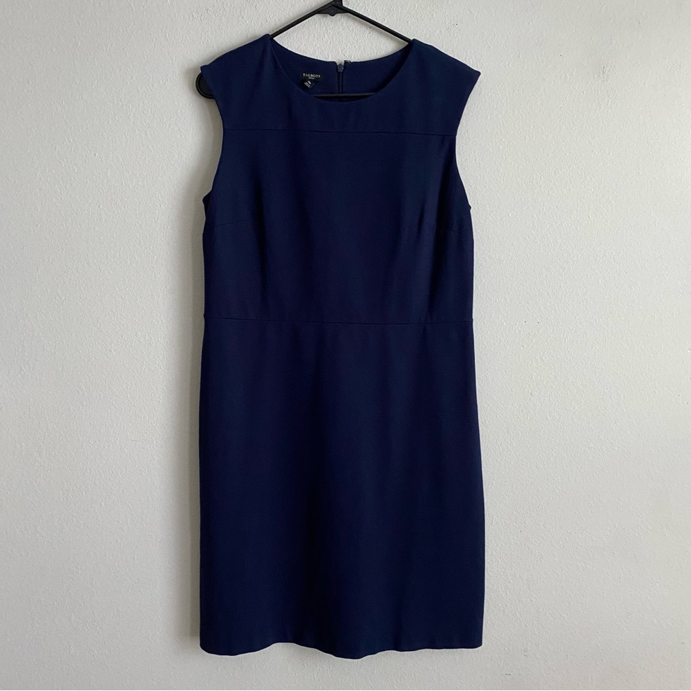 Talbots Blue shirt Dress size 10P